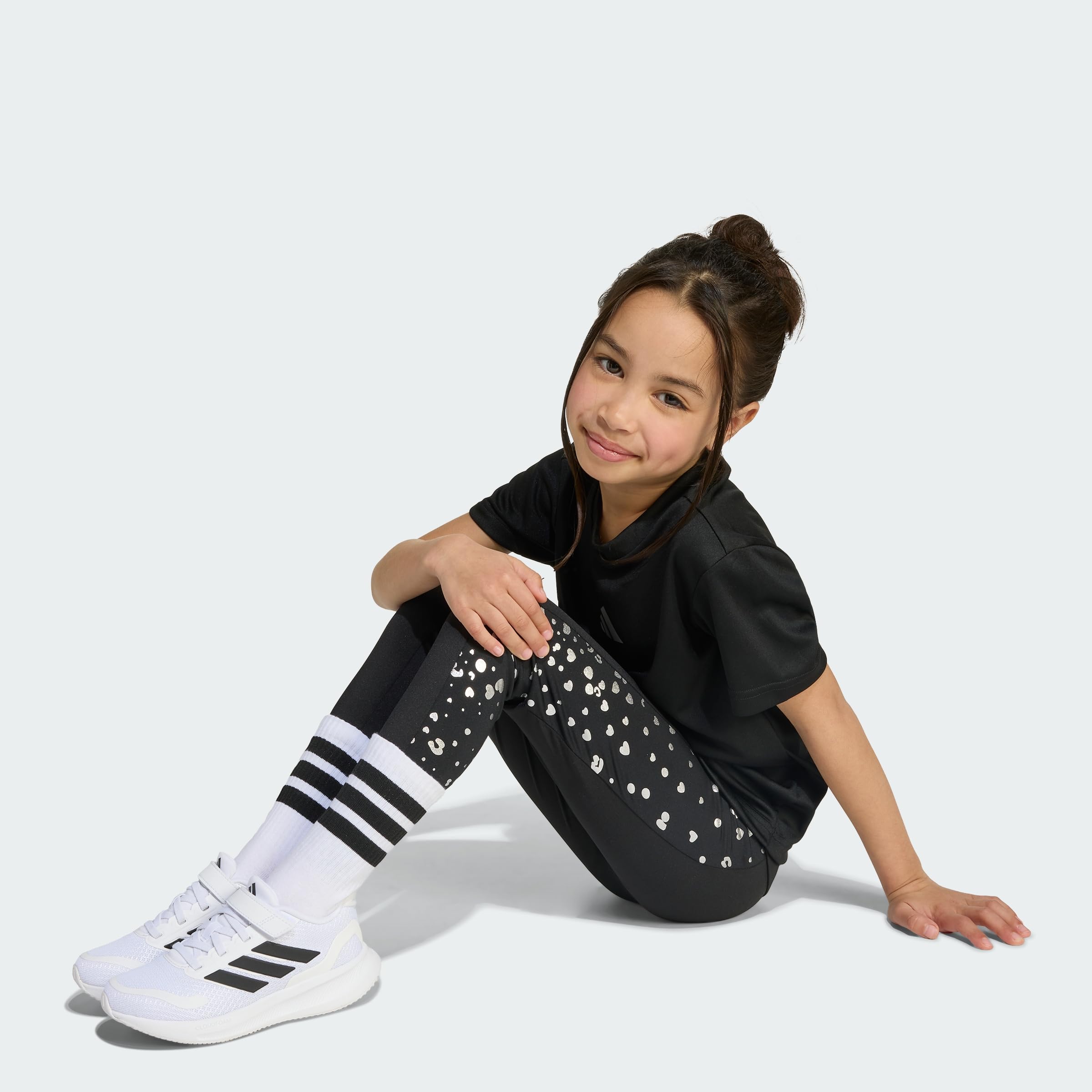 adidas Unisex Kids Train Essentials Glam Print Kids Sport-Set