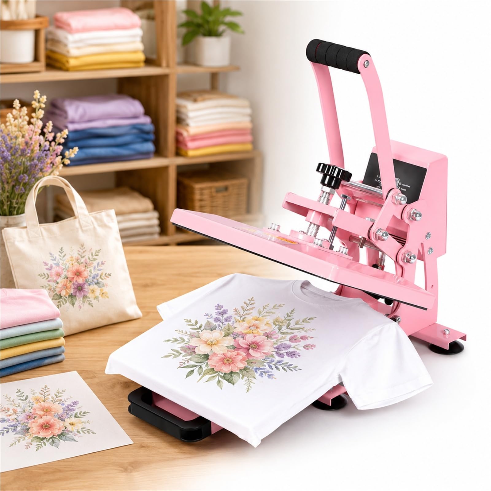 Machine de Presse à Chaud coulissante, à clapet for T-Shirts