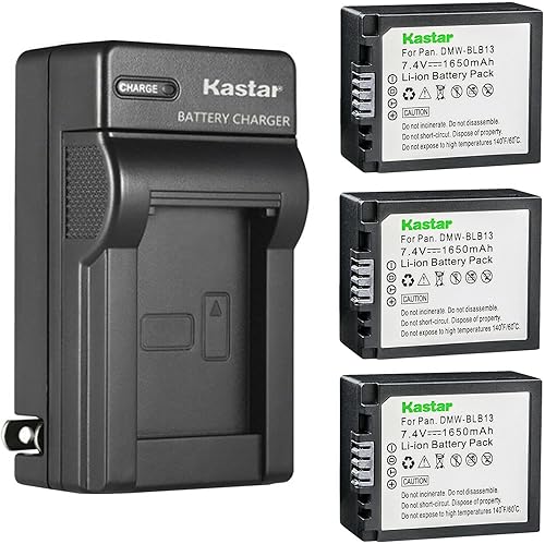 Miniatura 8 de Kastar Paquete de 1 cargador de batería y pared de CA para Panasonic Lumix DMC-G2 DMC-G2A DMC-G2R DMC-G2K DMC-G2KGK DMC-G2W, Lumix DMC-G10 DMC-G10K