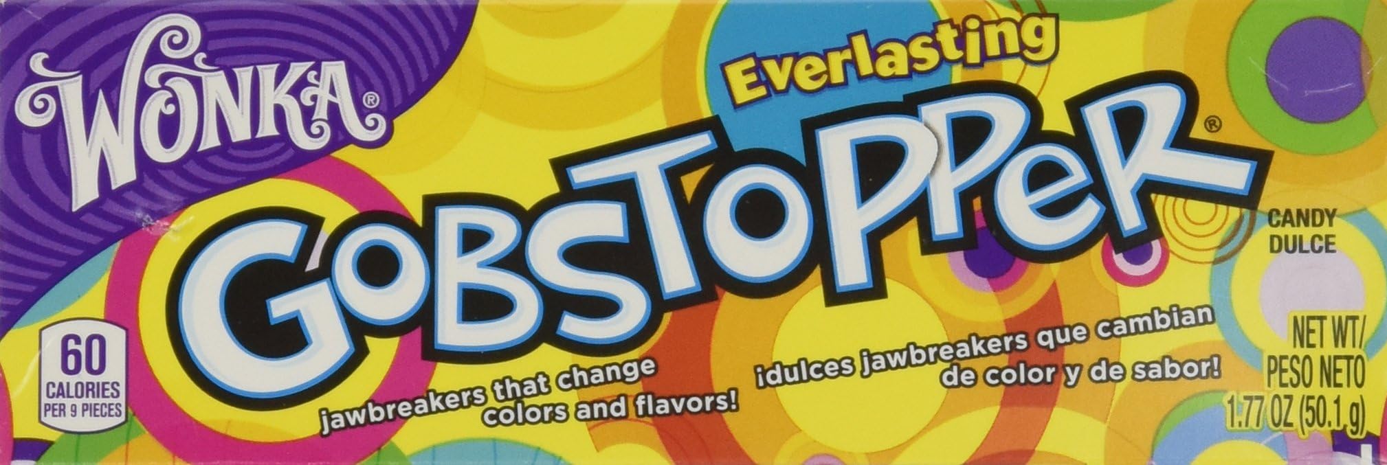 Wonka Everlasting Gobstopper Box of 24/50.1g