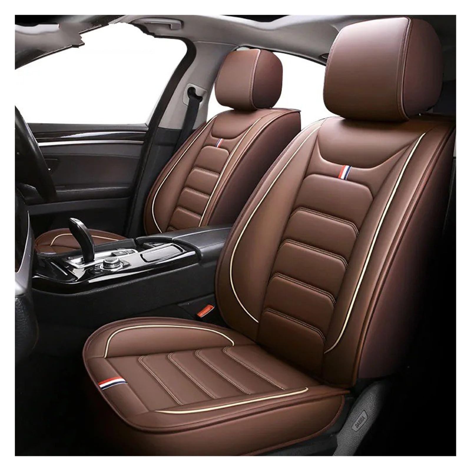 Autositzbezüge Für Foton Tunland Midi GT IM6 IM8 IX5 IX7 F9SUV G9SUV G5 G7 G9 V3 V5 Autositzbezug Autozubehör Innenausstattung (1 Sitz)(Black Red)