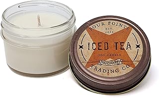 Iced Tea Scented 4 Oz Soy Aromatherapy Candle w/ Jar - Four Points Trading Co.