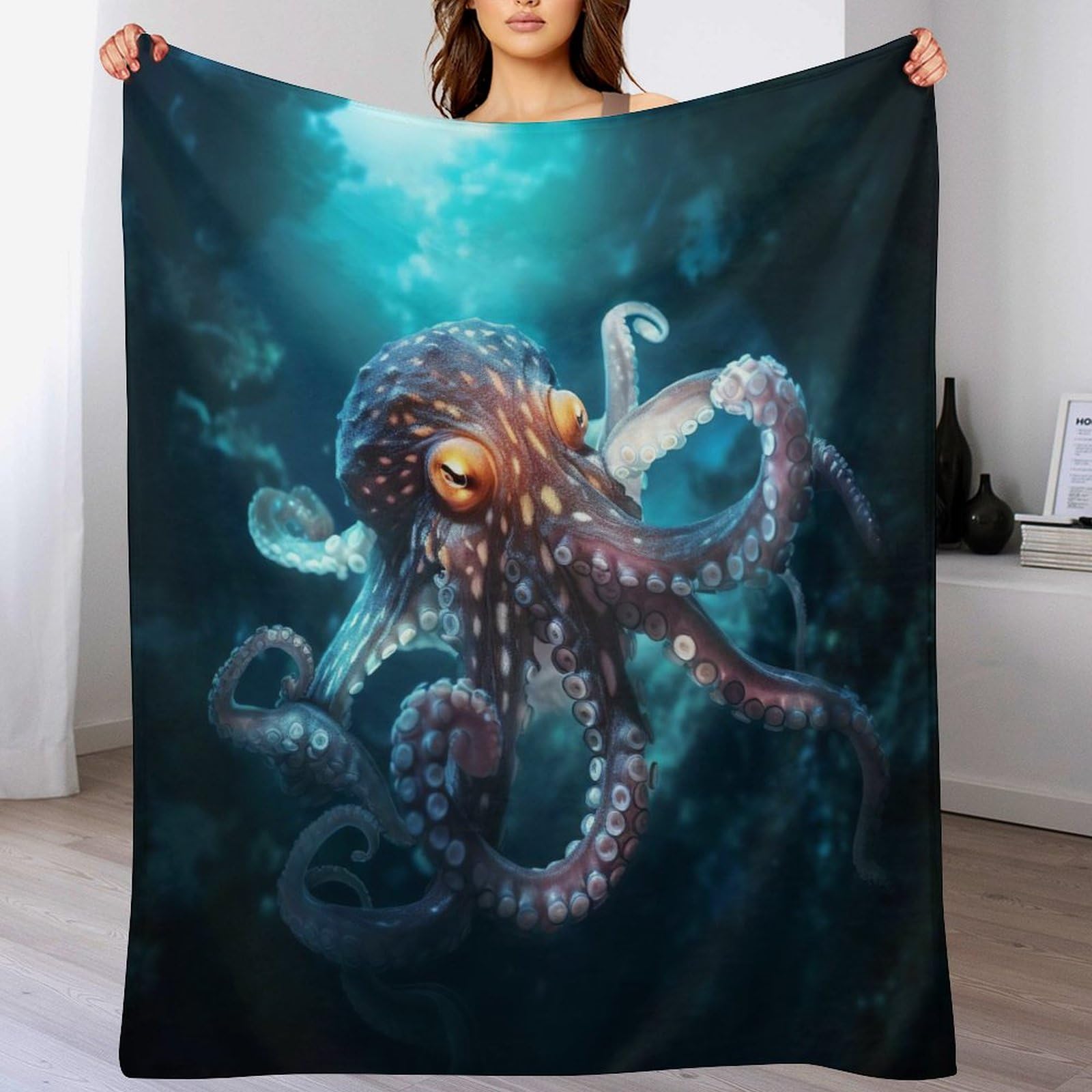 Manta de sofa calida contra el frio del invierno en cama y salon