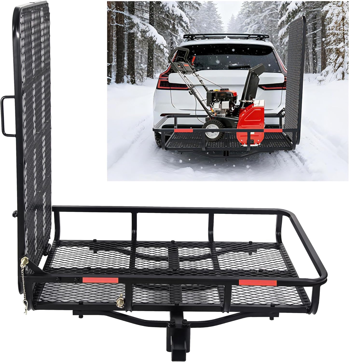 ECOTRIC Hitch Mount Wheelchair Carrier 44.75