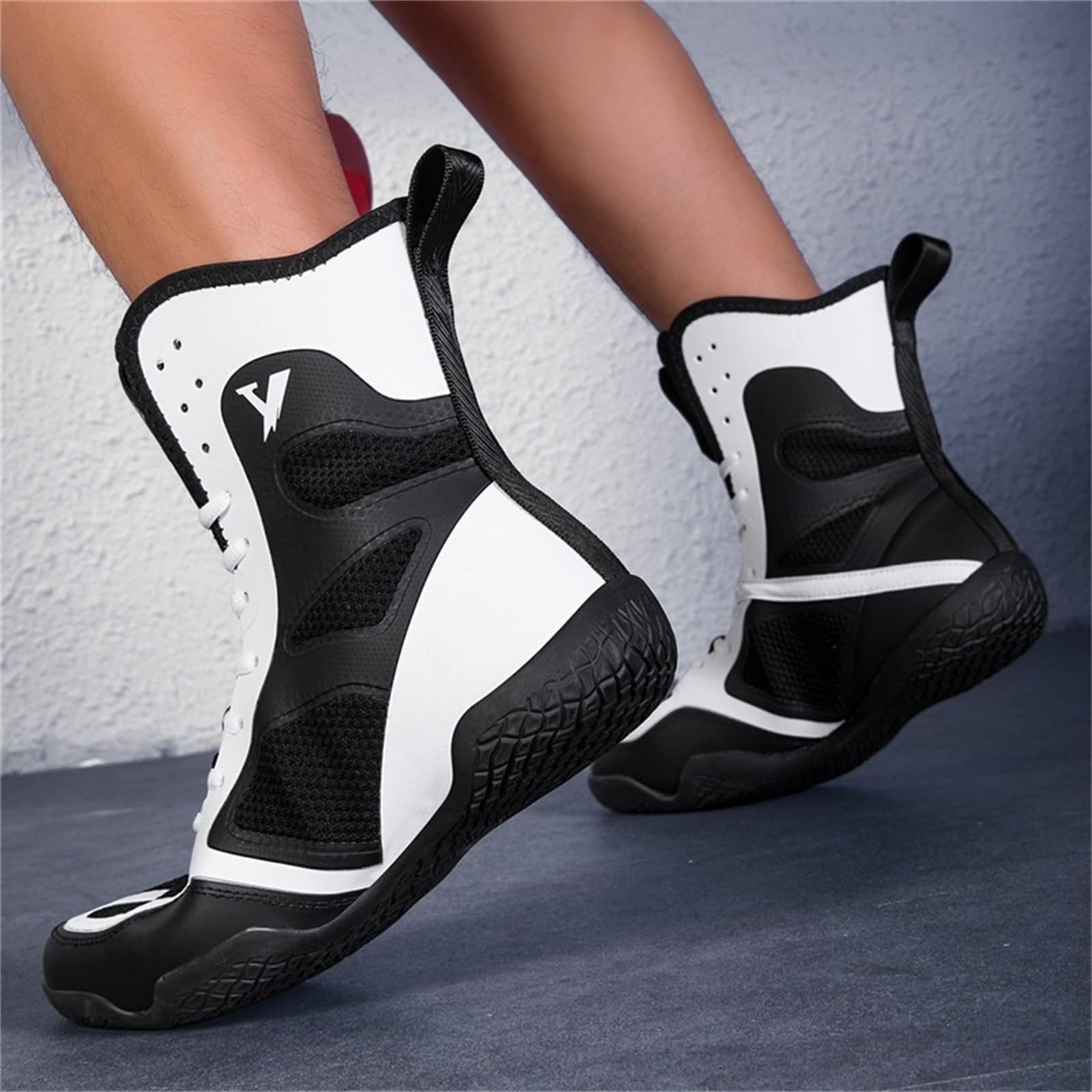 Zapatillas Boxeo Hombre Botas Ligeras para Lucha Libre Fitness