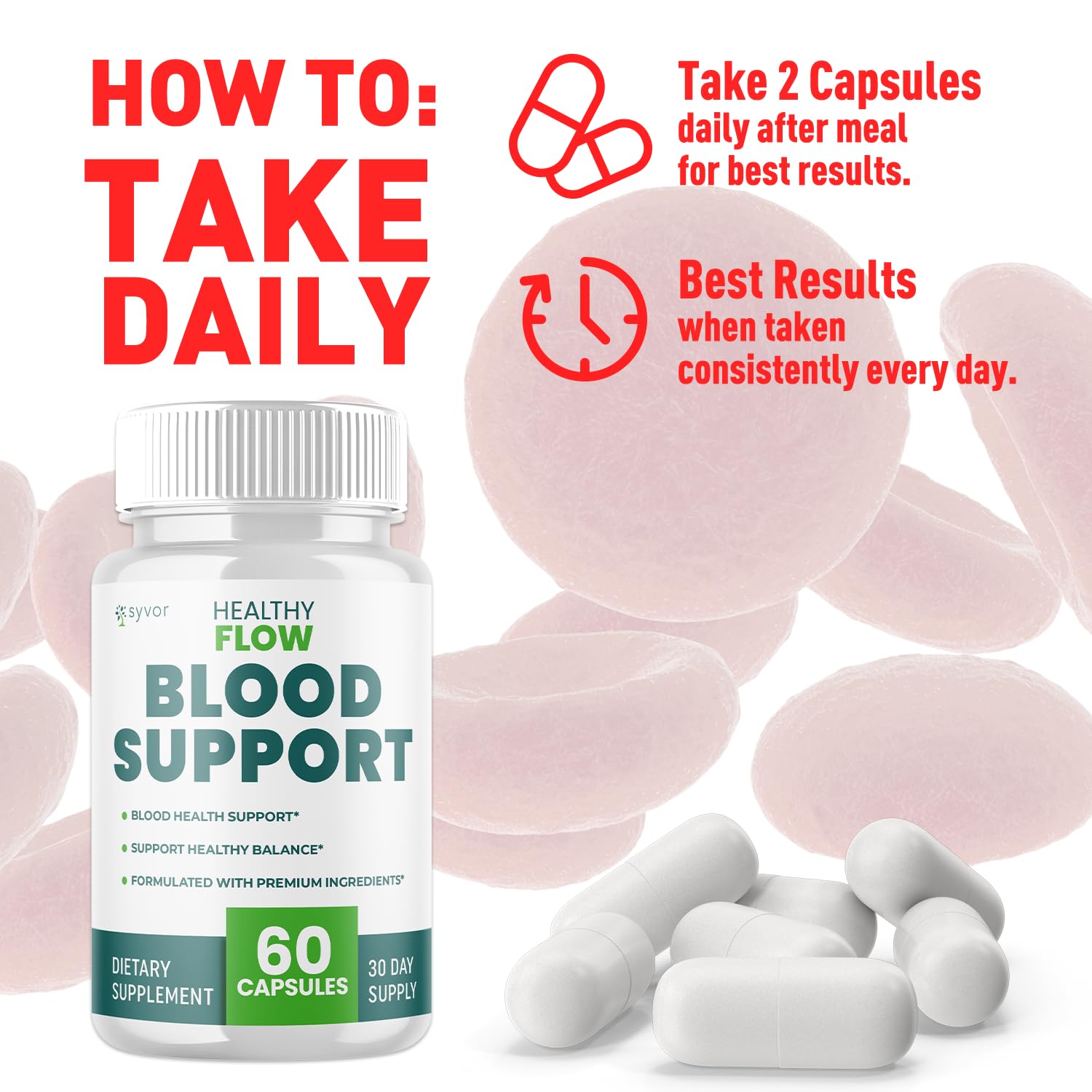 (2 Pack) Healthy Flow Blood Support Capsules, Supplement (120 Capsules) — Amazon image 5