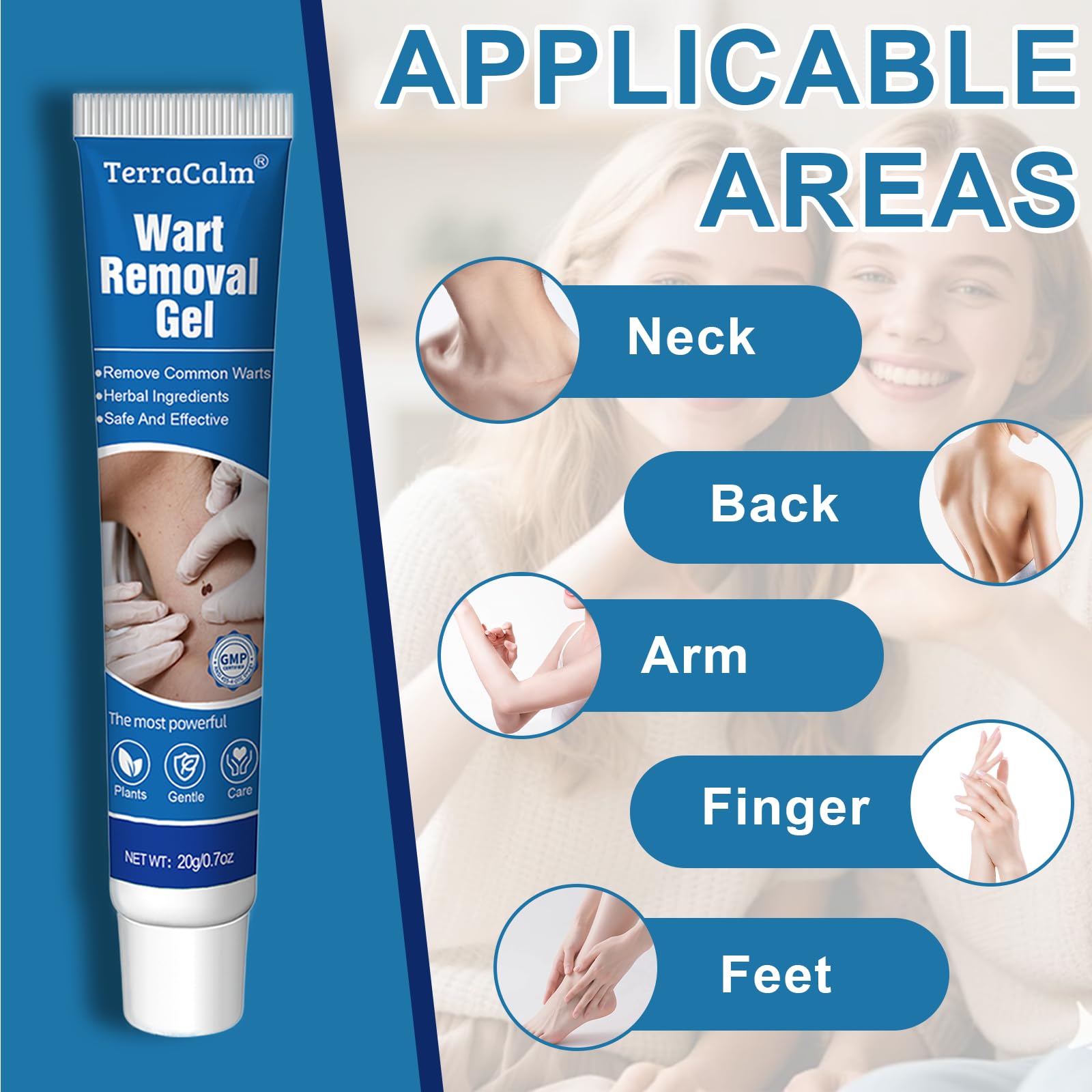 Gel para eliminar verrugas 20g - Aplicación precisa, adecuado para eliminar verrugas en el cuerpo y las manos, apto para todo tipo de piel