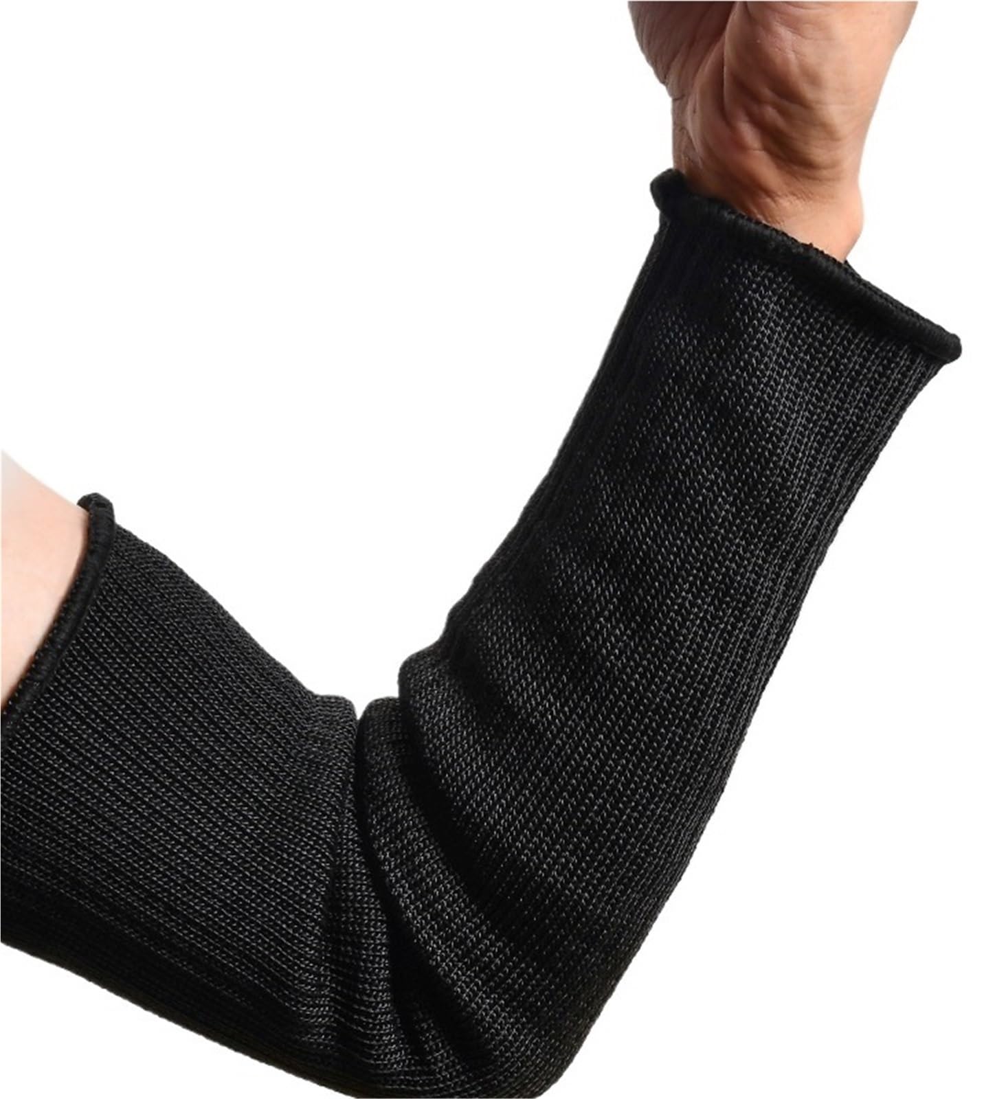 Protège-bras anti-coupures, gants en fil d'acier de niveau 5, protège-poignets, manchons anti-couteaux et protection contre les coupures, entailles coups lame Résistants à la perforation