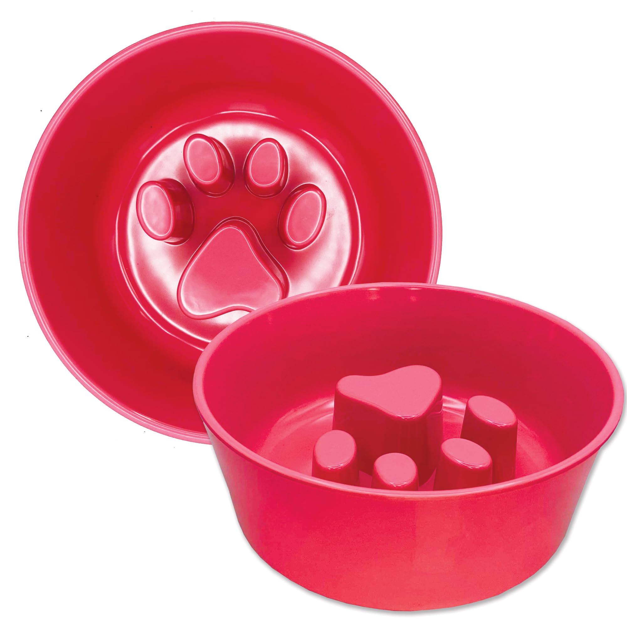 Gamelle puzzle chien rose 700 ml pour des repas quotidiens calmes