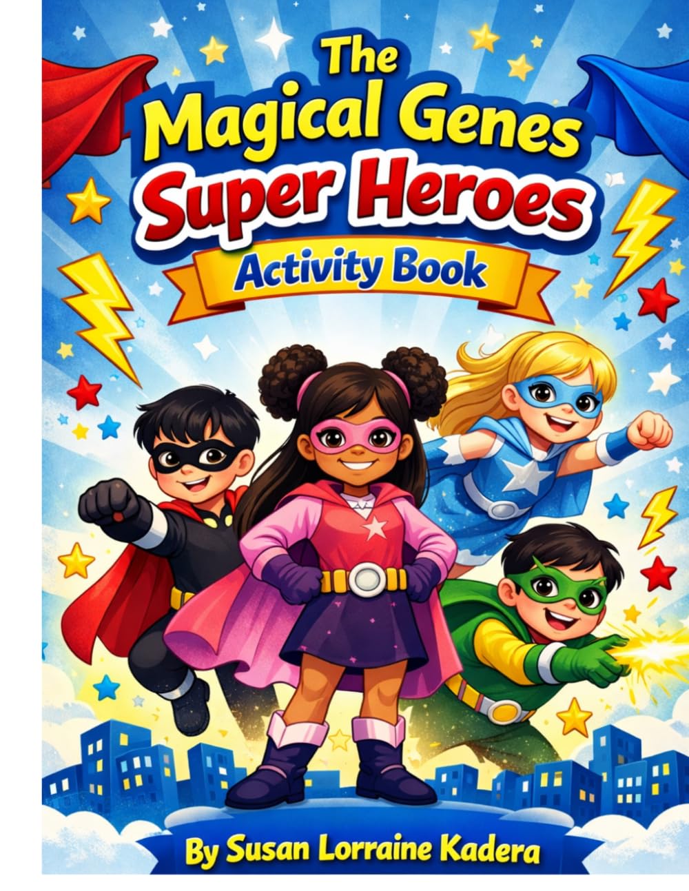 THE MAGICAL GENES SUPERHEROES ACTIVITY BOOK