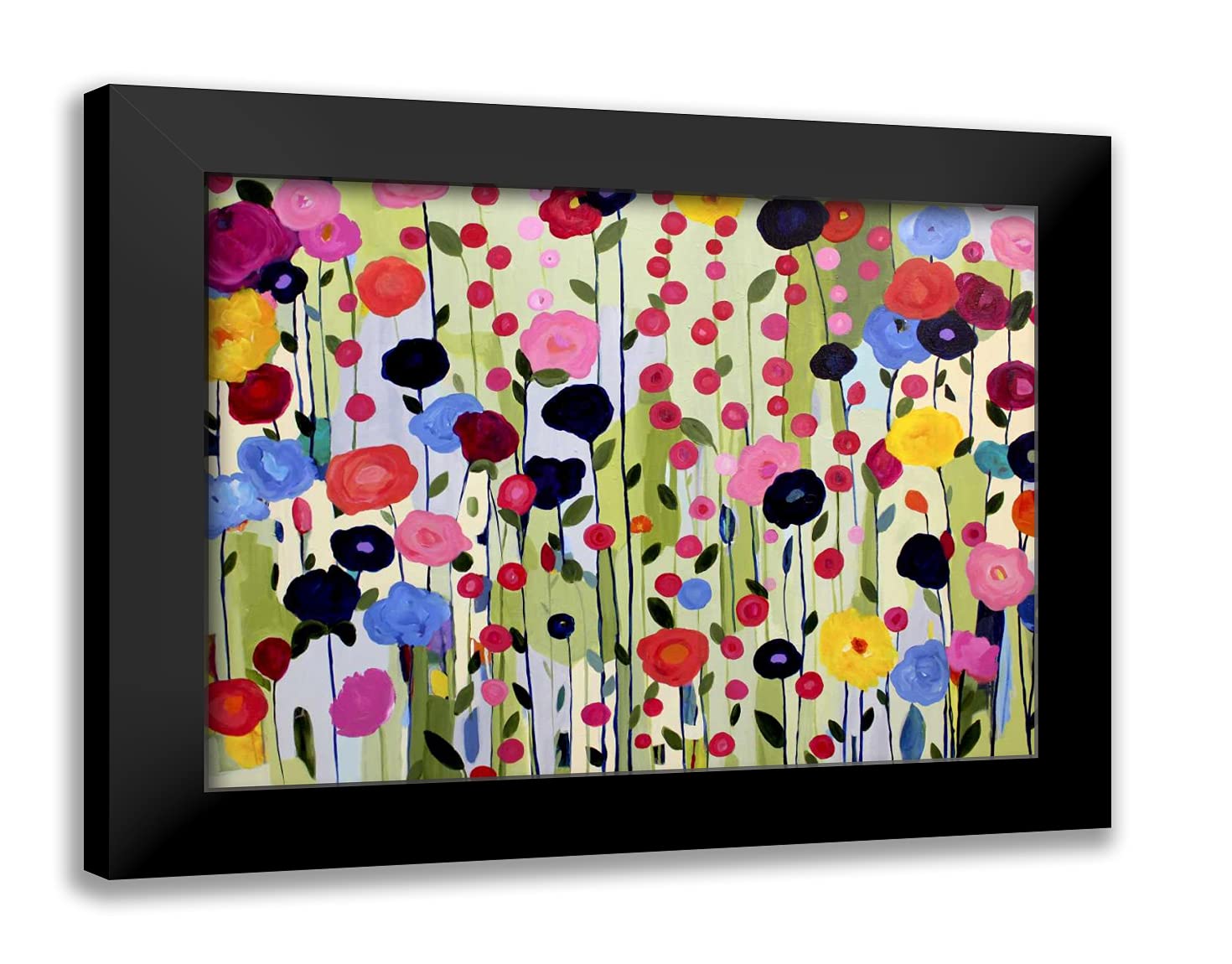 ArtDirect Schmitt, Carrie 24x19 Black Modern Framed Art Print Titled: She Found a Place to Bloom