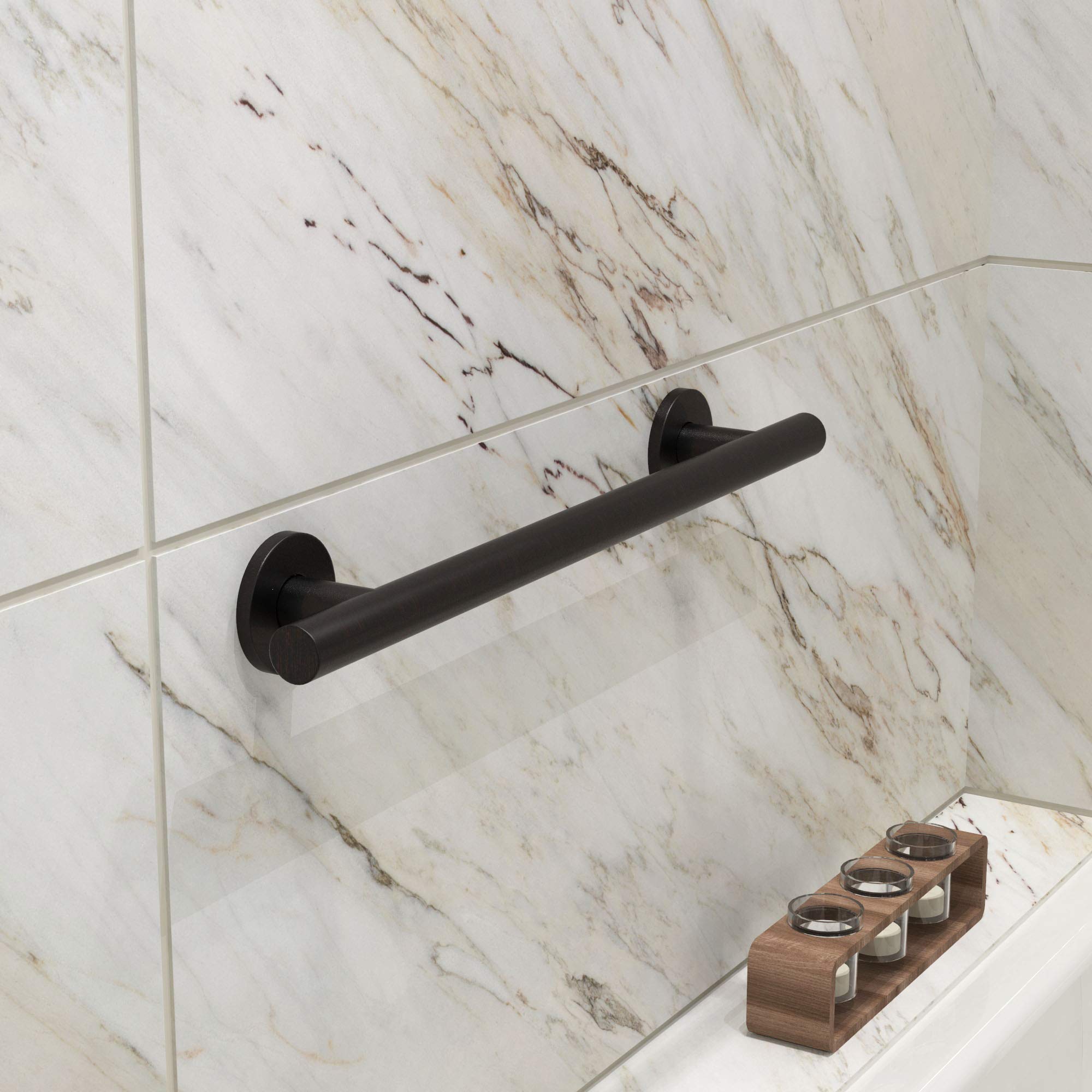 Amazon.com: Keeney GB2023-16VB Recessed Flange Grab Bar 1.25 Dia x 16 In.,  Oil Rubbed Bronze : Everything Else