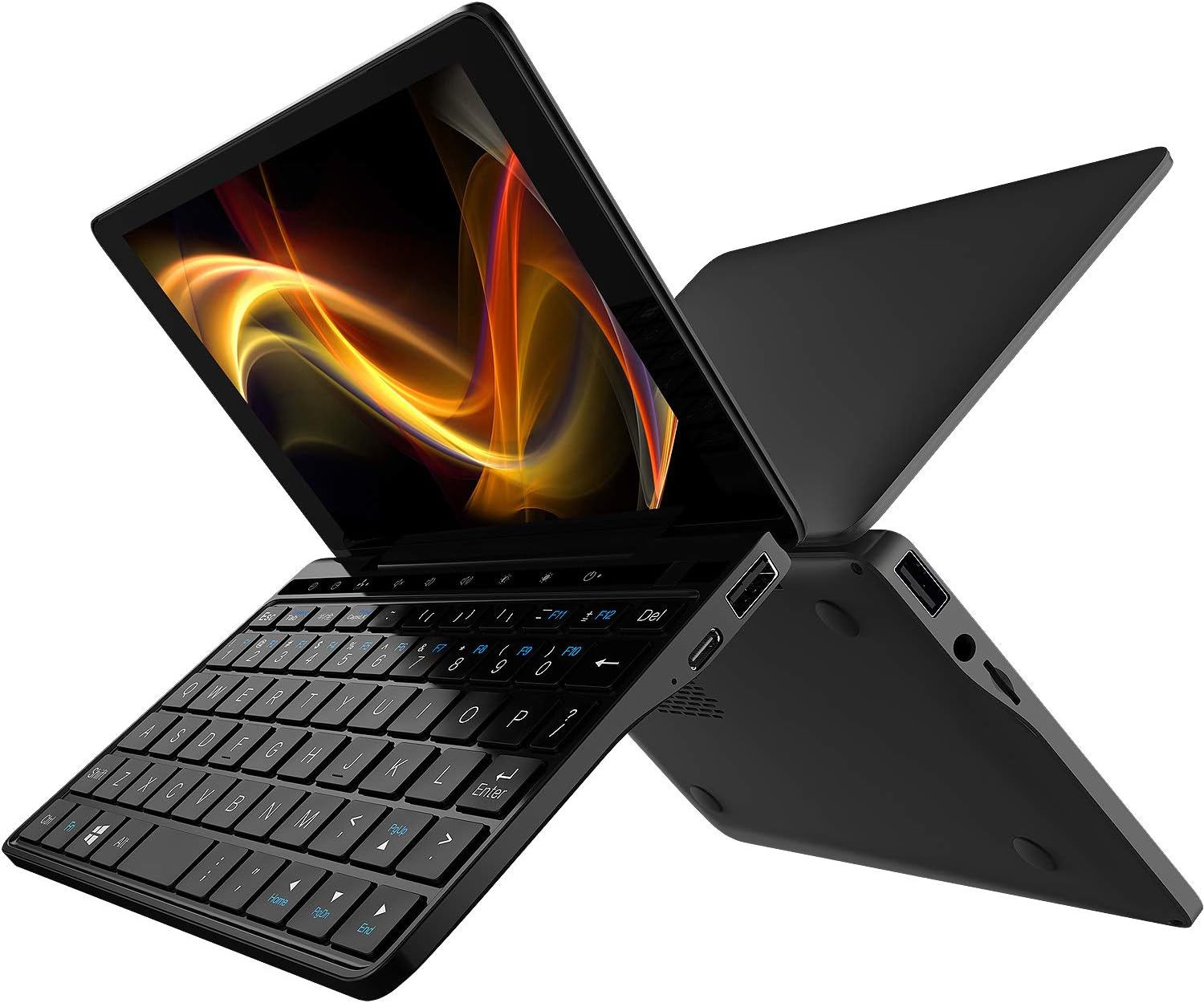 Amber Black GPD Pocket 2 [Mar,15th HW Update-8GB RAM] 7" Touch Screen Windows 10 Mini Portable Laptop UMPC Tablet PC CPU Intel Celeron Processor 3965Y lntel HD Graphics 615 8GB RAM/128GB Storage