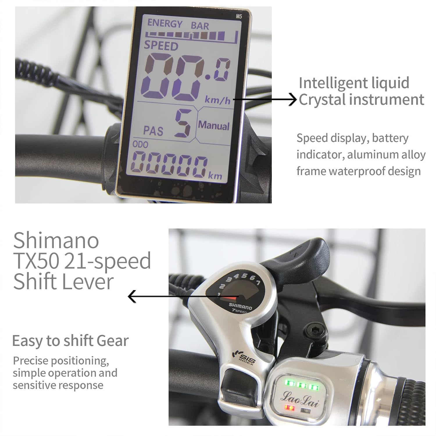 KETELES KF9 Electric Bicycle Display and Shifter