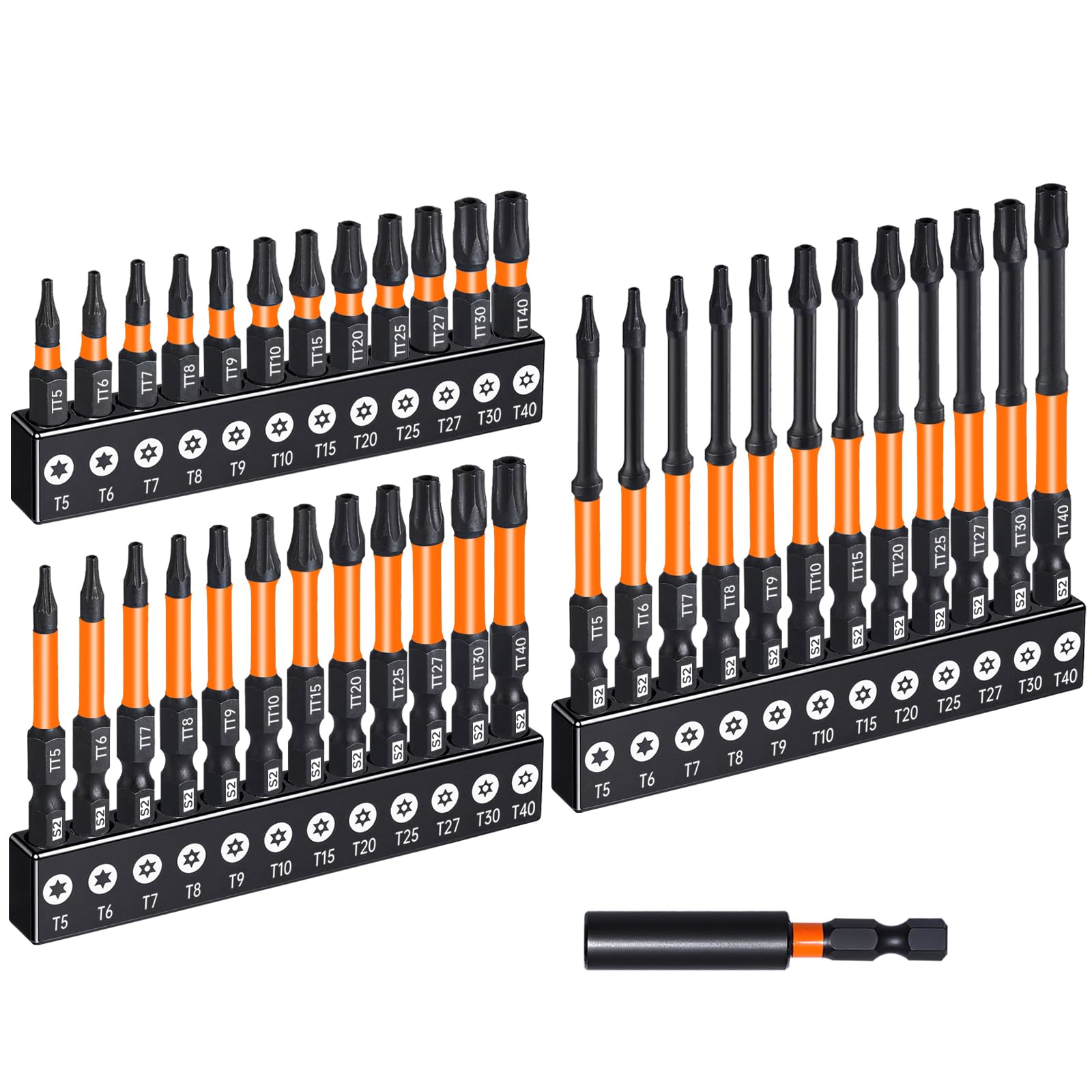 JOSQNNIA 36-Piece Security Torx Bit Set