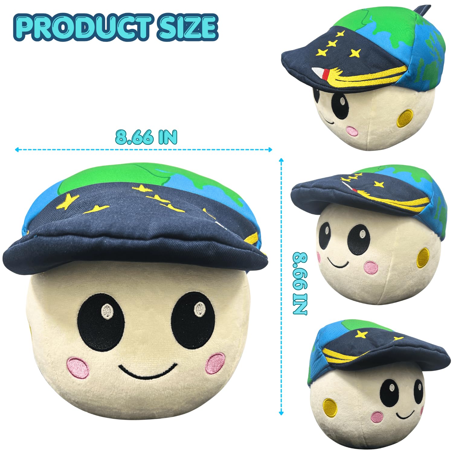 Artemis 2 Rise Plush Toys, Artemis II Moon Mission Plushies with Embroidered Hat, Collectible Rise Stuffed Animals for Fans (Rise Plush) - 2