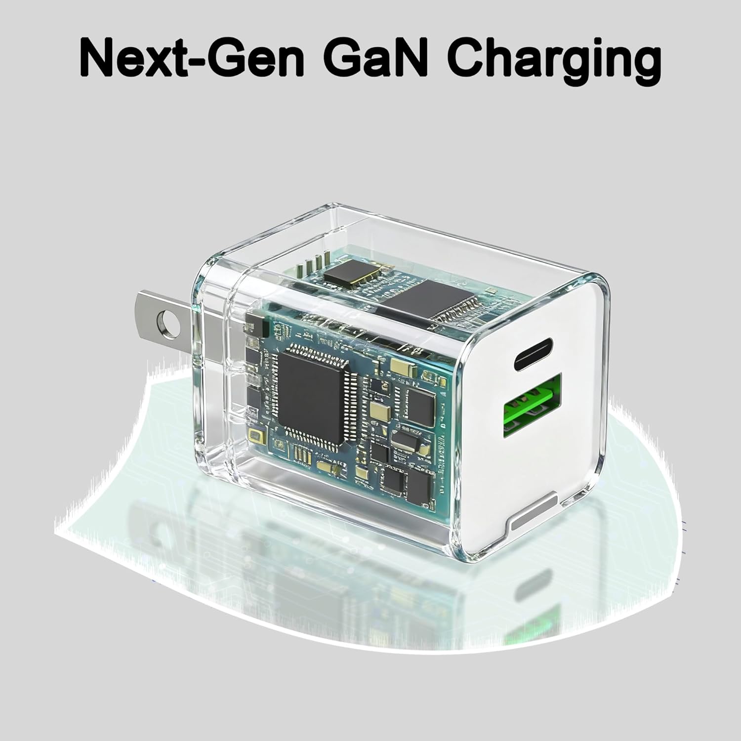 35W GaN USB-C USB-A Fast Charger, PD 3.0 Wall Adapter, Travel-Size Dual-Port Power Block Compatible with iPhone 17/16/15/14, Galaxy S25/S24/S23/S22, Pixel, iPad - Image 4