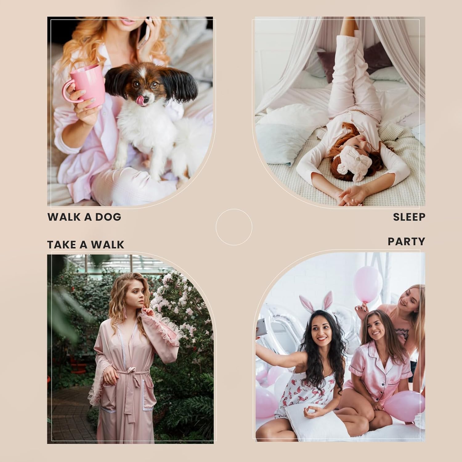 THXSILK 6A Pure Mulberry Silk Pajamas for Women 2 Piece Short Sleeve PJS Round Neck Silk Sleepwear - Image 8