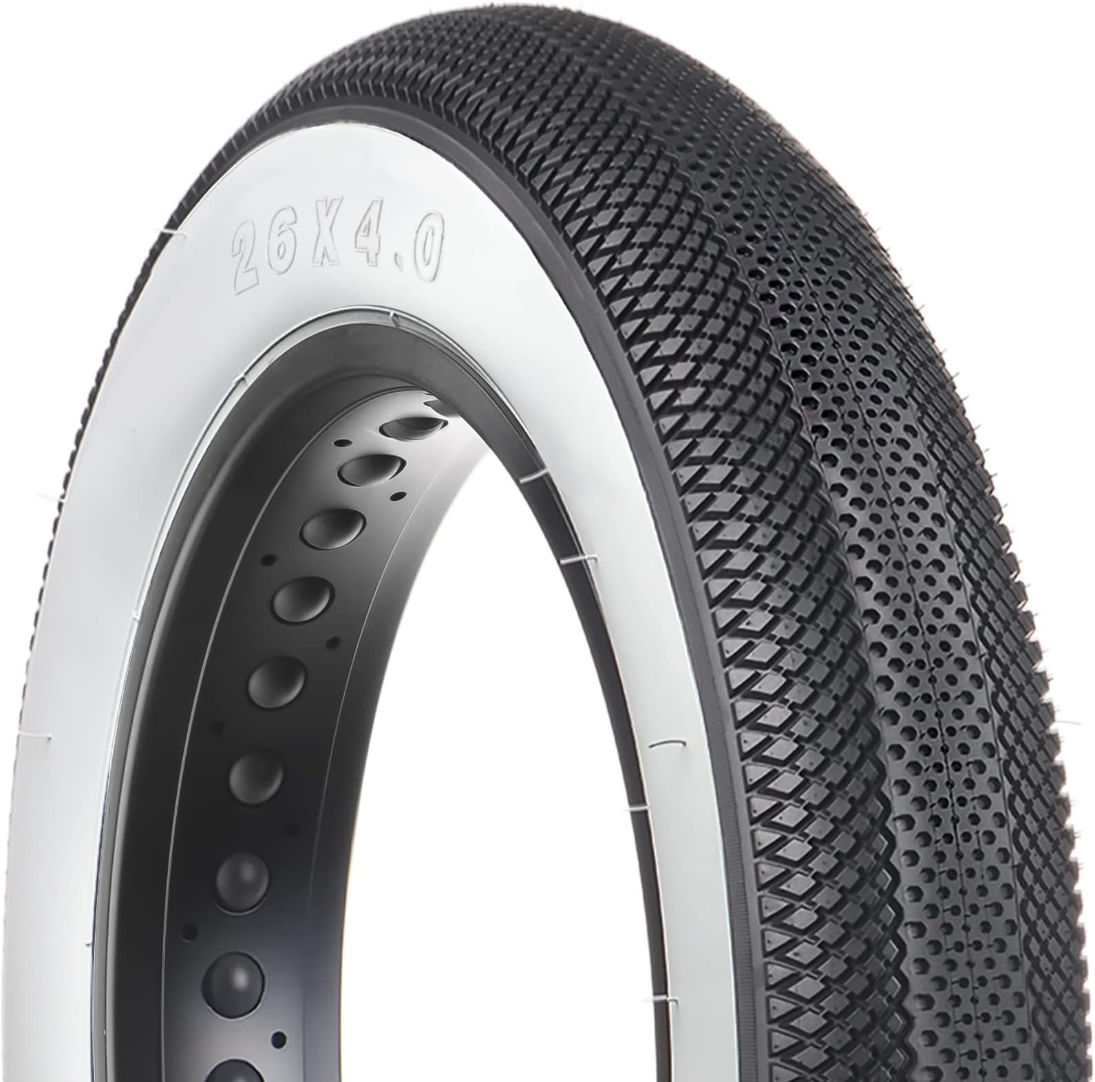 Hycline EBike Fat Replacement Tire: 20x4.0/26x4.0 Inch High-Performance Wear-Resistant Folding Fat Tire for Electric, Urban, Mountain & 3-Wheel Bikes