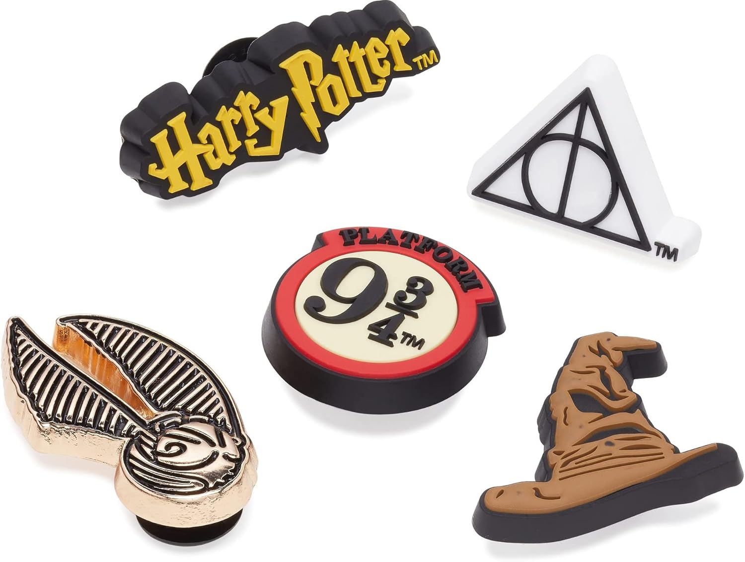 Crocs Jibbitz Shoe Charms, Harry Potter Movie Characters Collection Multi Packs