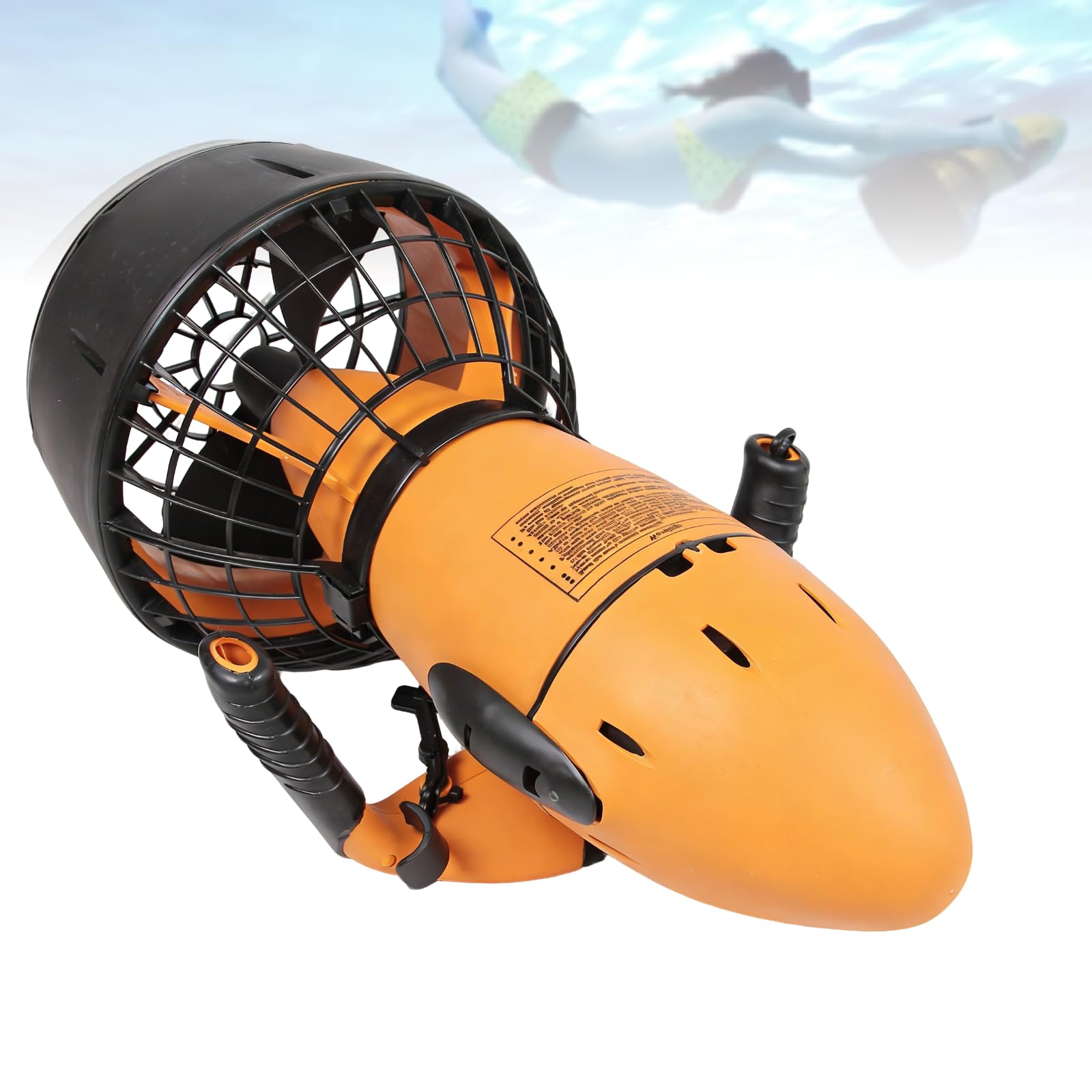 Unterwasserantriebsgerät mit 300-W-Wasserpropeller, 40-60 Minuten Laufzeit, tragbar, geeignet zum Tauchen, Schnorcheln und Schwimmen lithiumbatteries