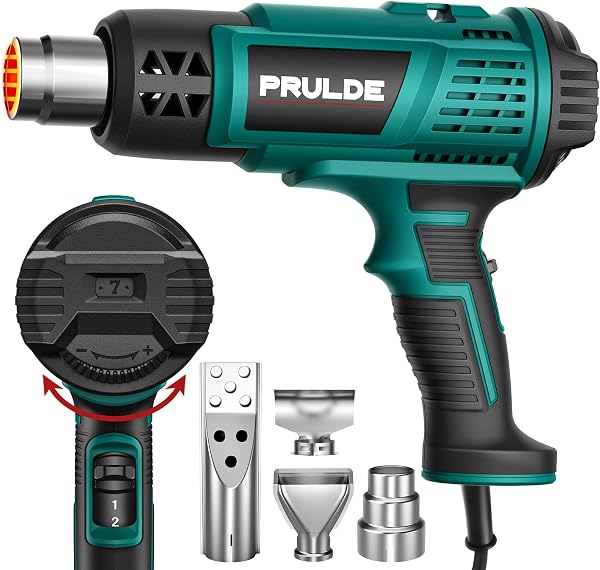 PRULDE Heat Gun with Variable Temperature Control