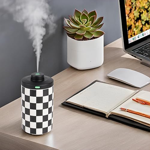 Miniatura 4 de Difusor sin agua para aceites esenciales, nebulizador a batería, mini máquina portátil de aire de aroma silencioso con 3 ajustes de niebla