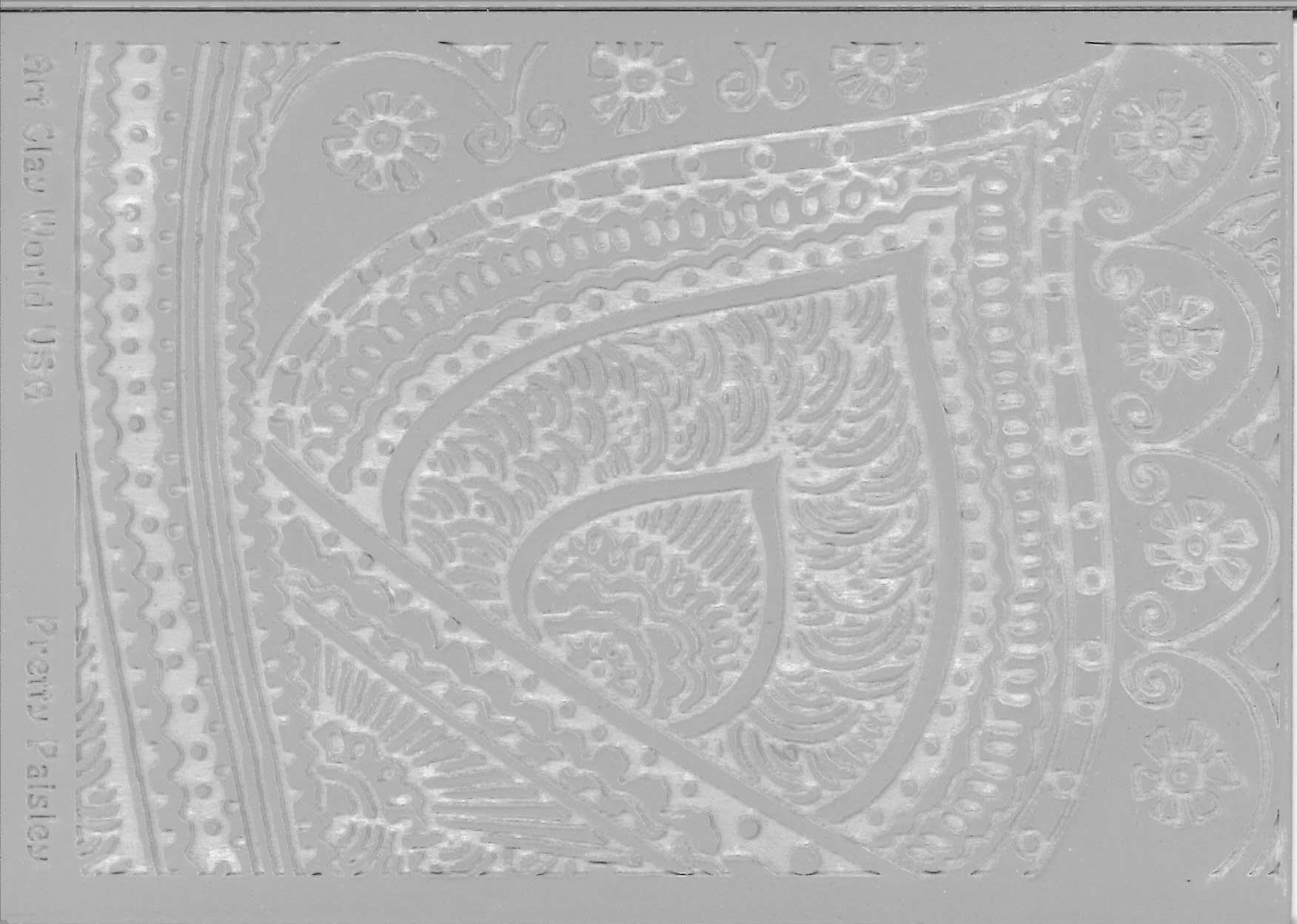 FlexiStamps Texture Sheet Pretty Paisley Design - 1 pc.