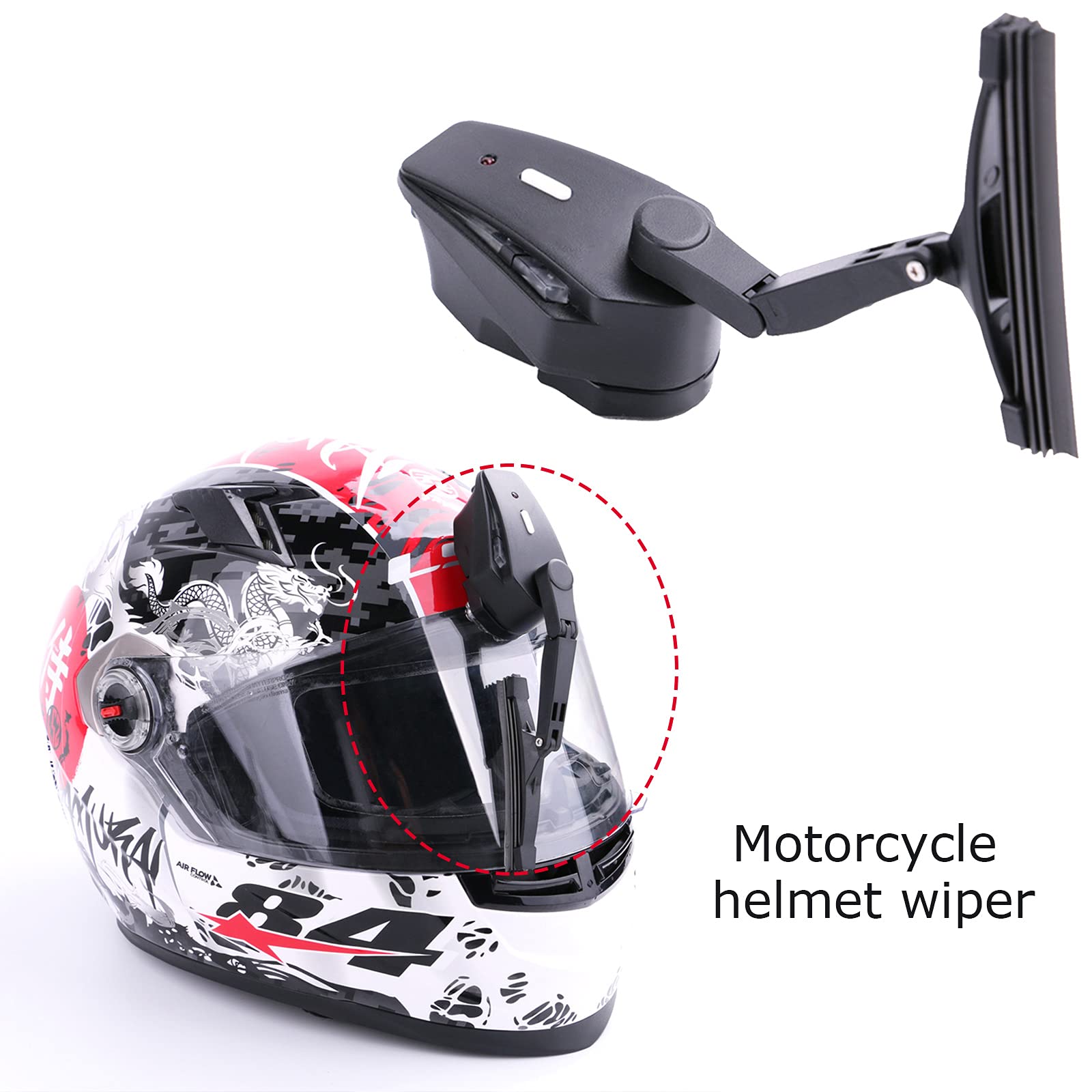 amazon electric windshield wiper for motorcycle helmet Wiper, Universal Electric Helmet Wiper, Motor Helmet Windscreen Most Visors Automotive Adult Backpacks & Travel Bags Fjallraven Kanken Mini Backpack Size:15-inch