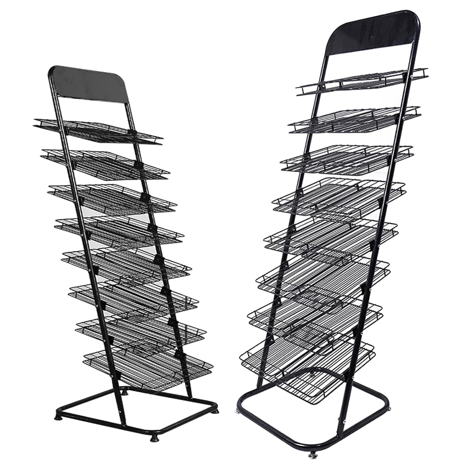 8 Tier Floor Standing Nail Polish Display Rack Nail Polish Organizer Cosmetic Essential Oils Perfume Display Storage Shelf