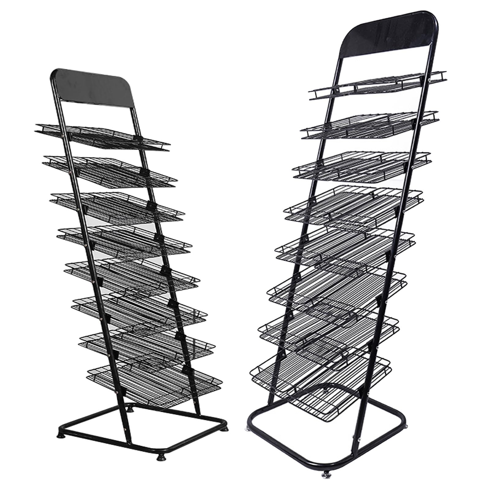 8 Tier Floor Standing Nail Polish Display Rack Nail Polish Organizer Cosmetic Essential Oils Perfume Display Storage Shelf