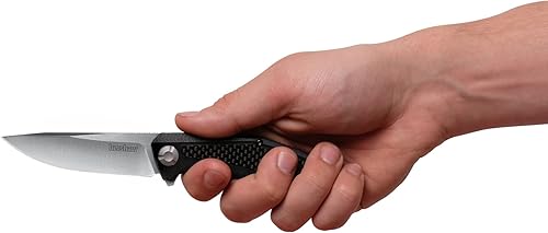 Miniatura 9 de Kershaw Atmos - Cuchillo de bolsillo, 3 pulgadas, 8Cr13MoV, hoja de borde liso, cuchillo plegable táctico, cuchillo de transporte diario de apertura