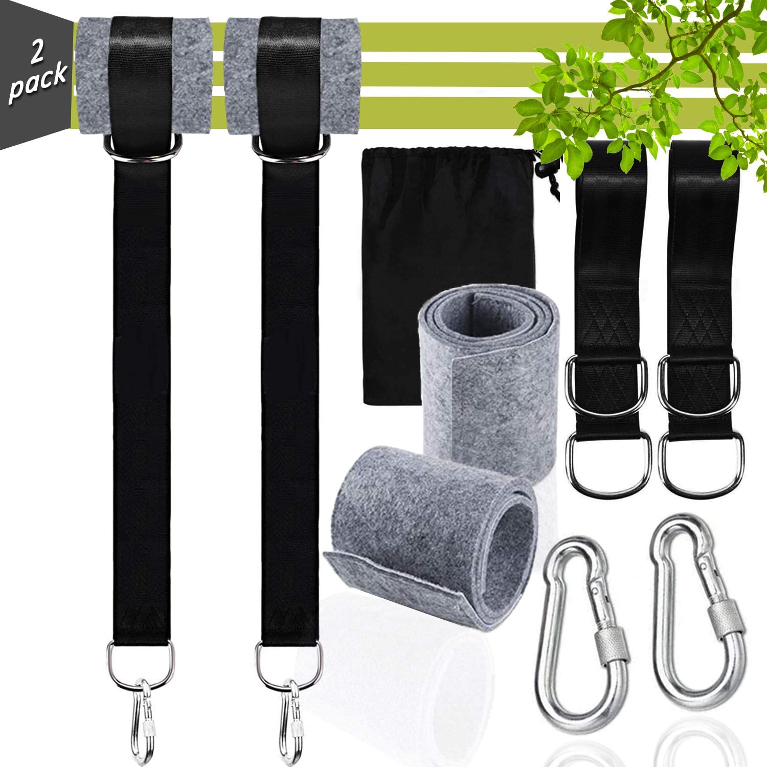 Buy Tree Swing Hanging Kit, MAKINGTEC Tree Swing Straps Adjustable Sets