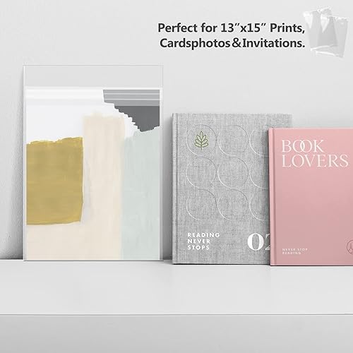 Miniatura 4 de Golden State Art, Bolsas transparentes sin ácidos de 13 x 15 pulgadas para ropa, camisetas, pantalones (paquete de 200)