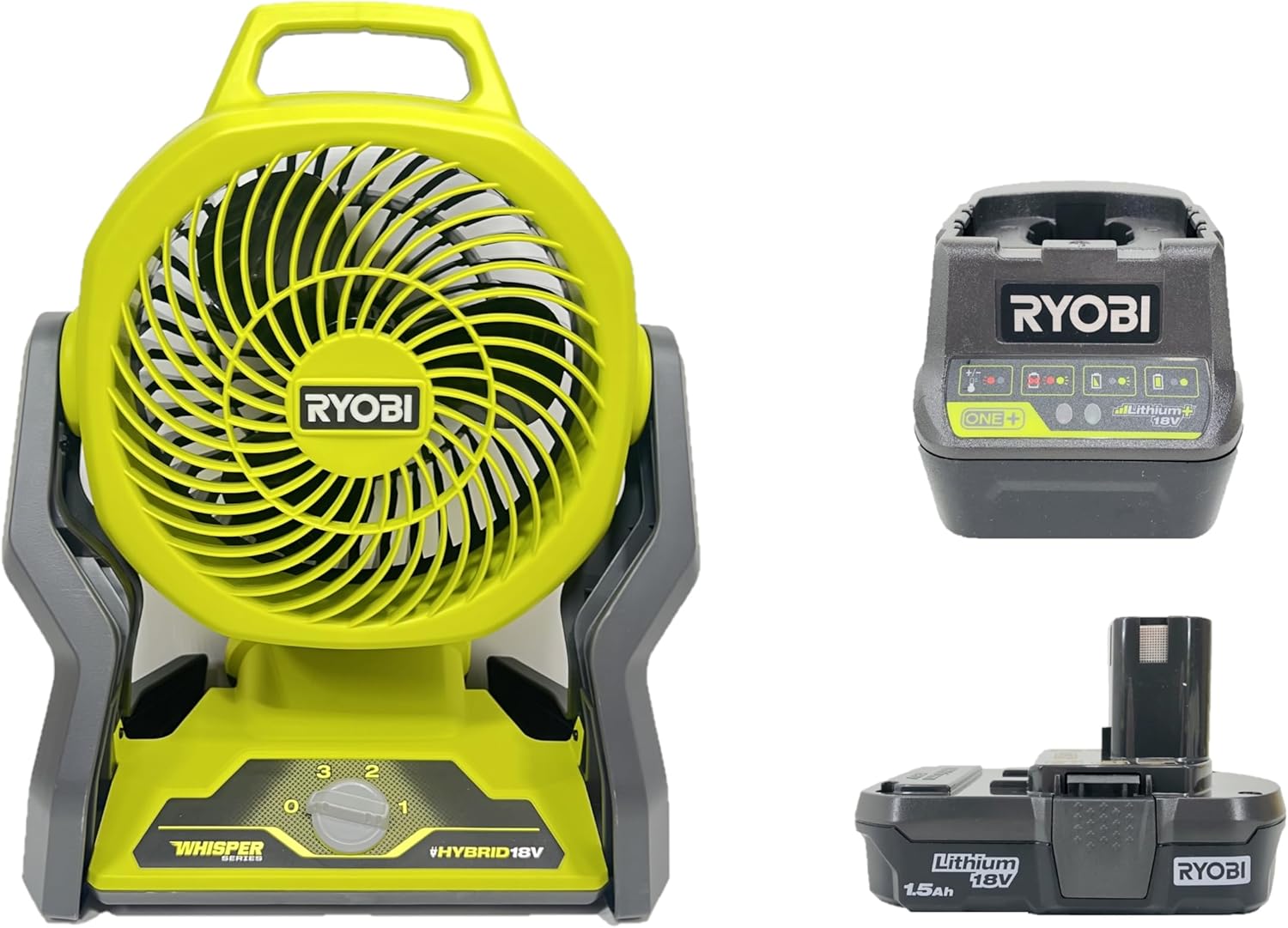 Factory Reconditioned 18V Hybrid Portable Fan Kit