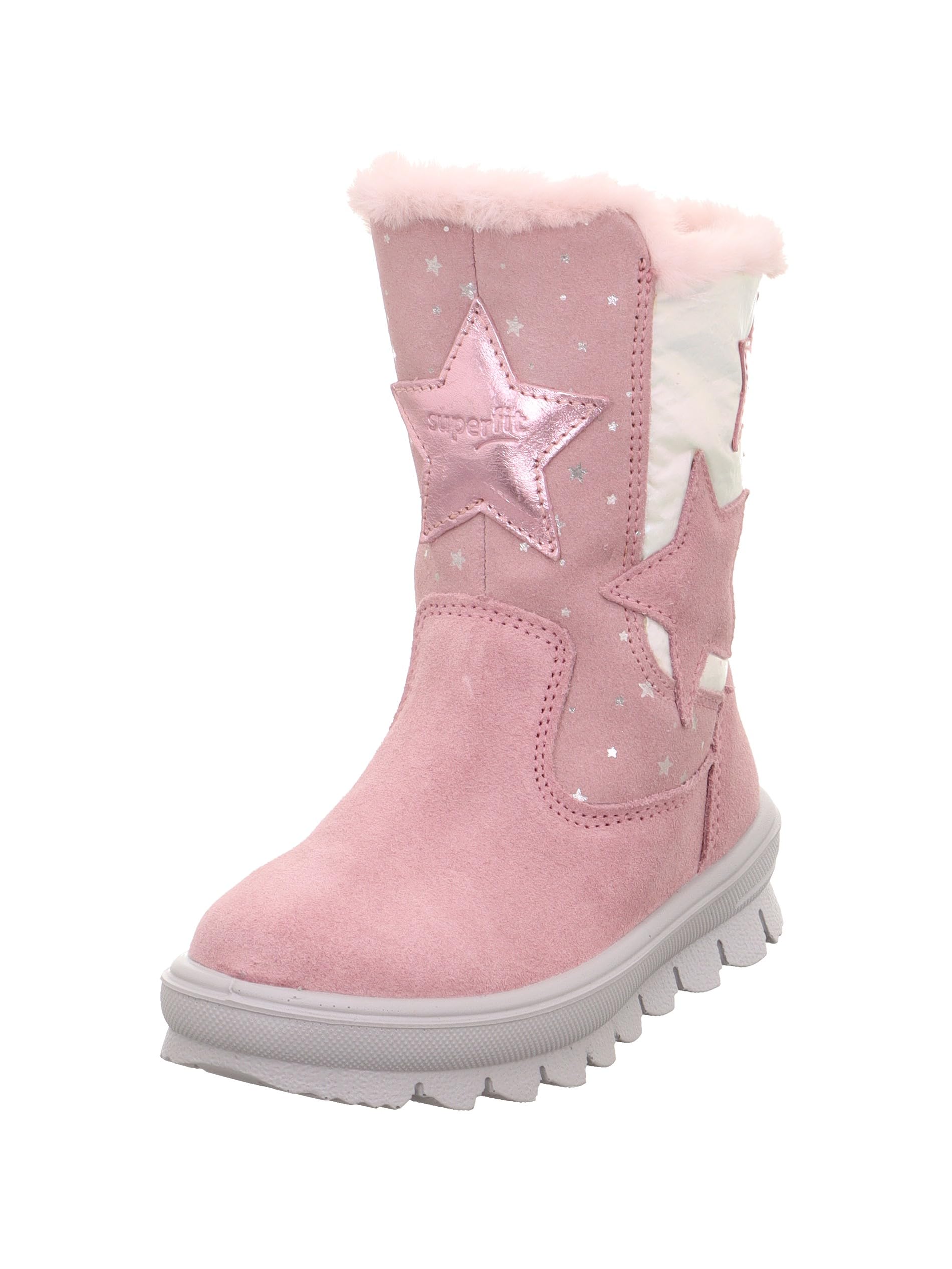 Superfit Flavia Gore-Tex 5540 - Botas de nieve con forro cálido, color rosa y blanco, Rosa Blanco 5540, 36 EU