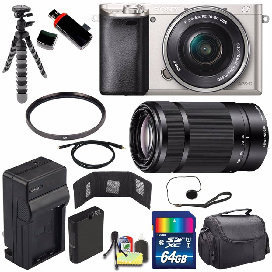 SONY α6000 Sony Alpha a6000 Mirrorless Camera with Dual Zoom Lenses