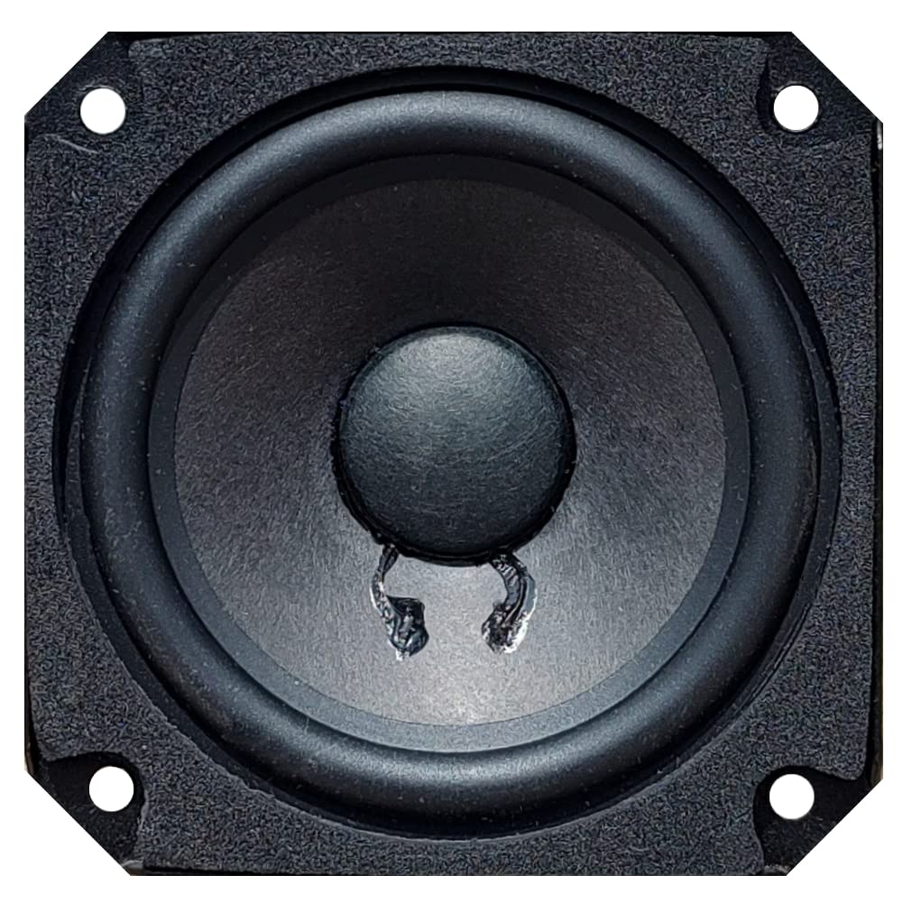 ZESTAW DO CIARE PA100 1 kwadratowy głośnik o rozszerzonym zakresie 10,1 X 10,1 cm 40 W RMS i maks. impedancja 80 W 8 omów na imprezy domowe, 1 sztuka