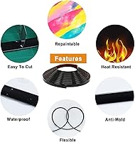 Vista 2 de STICKGOO Moldura de pared autoadhesiva de alta calidad para bordes de azulejos, decoración de muebles y protector contra salpicaduras de cocina