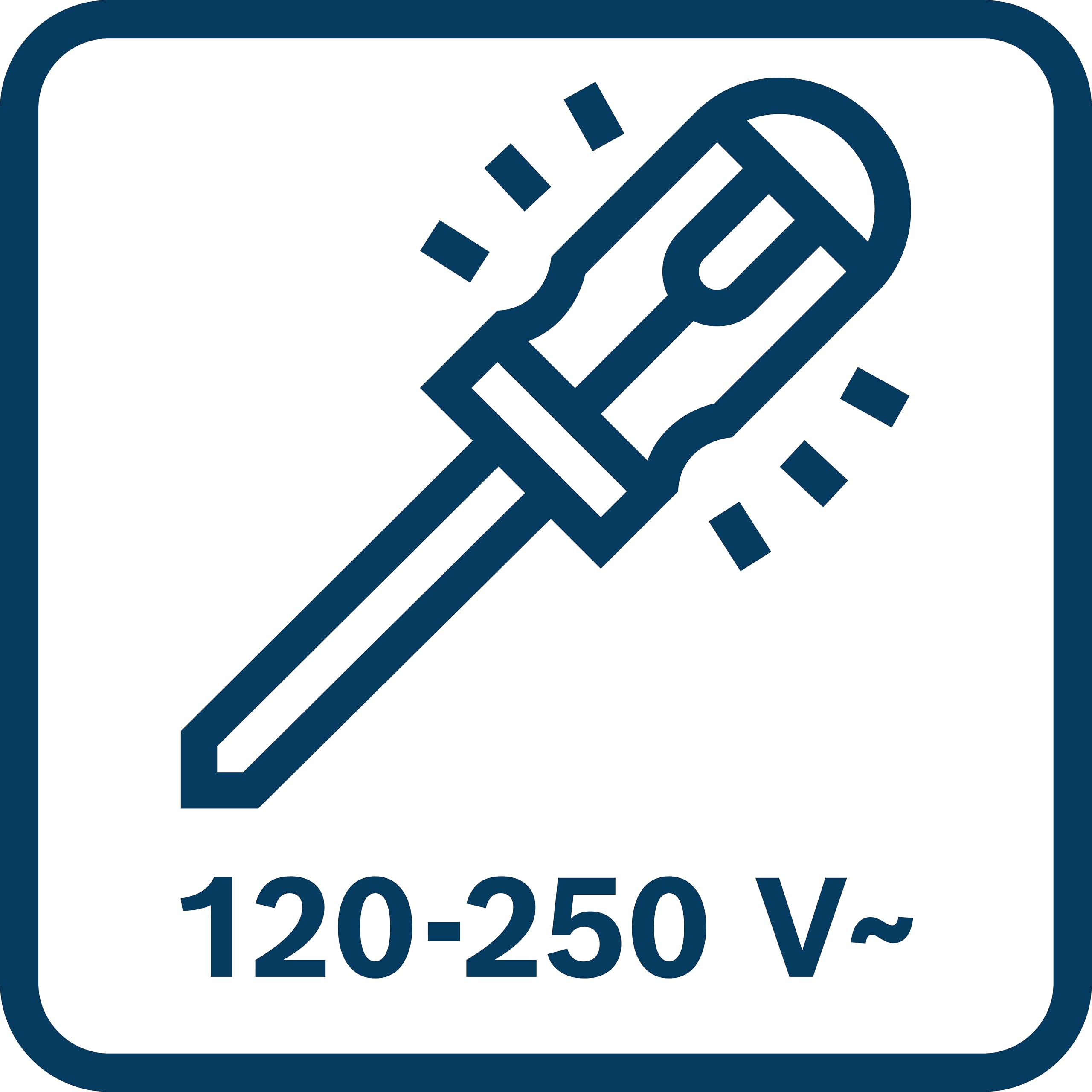Bosch Professional Cercafase unipolare (SL3x65, può rilevare le tensioni CA da 120 V a 250 V)