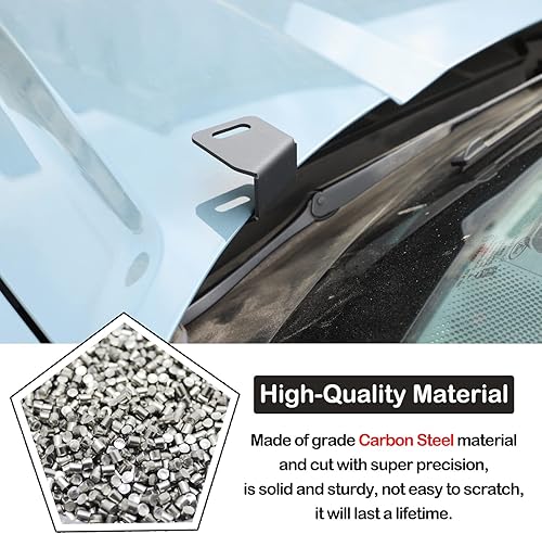 Miniatura 3 de Soportes de montaje de luz para capó de automóvil, compatibles con Ford Maverick 2022 2023, foco LED, luz de trabajo, soporte de montaje de soporte