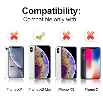EFAITHFIX for iPhone Xs MAX Front Camera Replacement 6.5 Inch for iPhone Xs MAX OEM Facing Lens Module Structured Light Receiver Transmitter Connector Replace for A1921, A2101, A2102, A2103, A2104