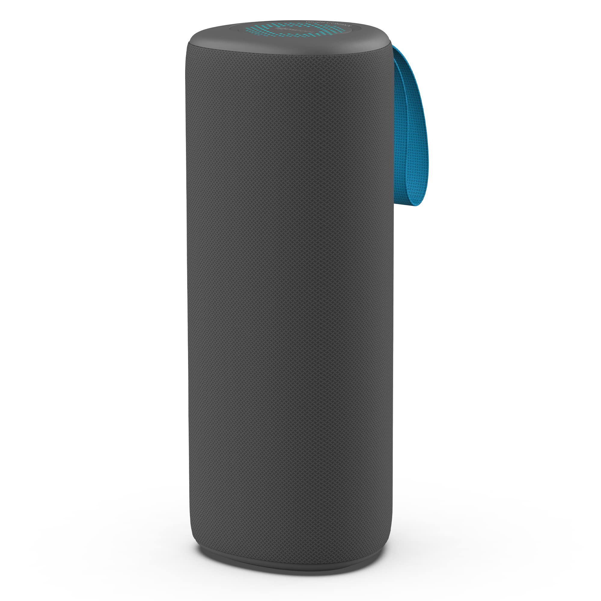 Boompods Rhythm 24 Bezprzewodowy przenośny głośnik Bluetooth, 24 W, imprezowy głośnik z 10 trybami świecenia, wodoodporność IPX5, małe głośniki wewnętrzne/zewnętrzne, idealny do ogrodu, łazienki,