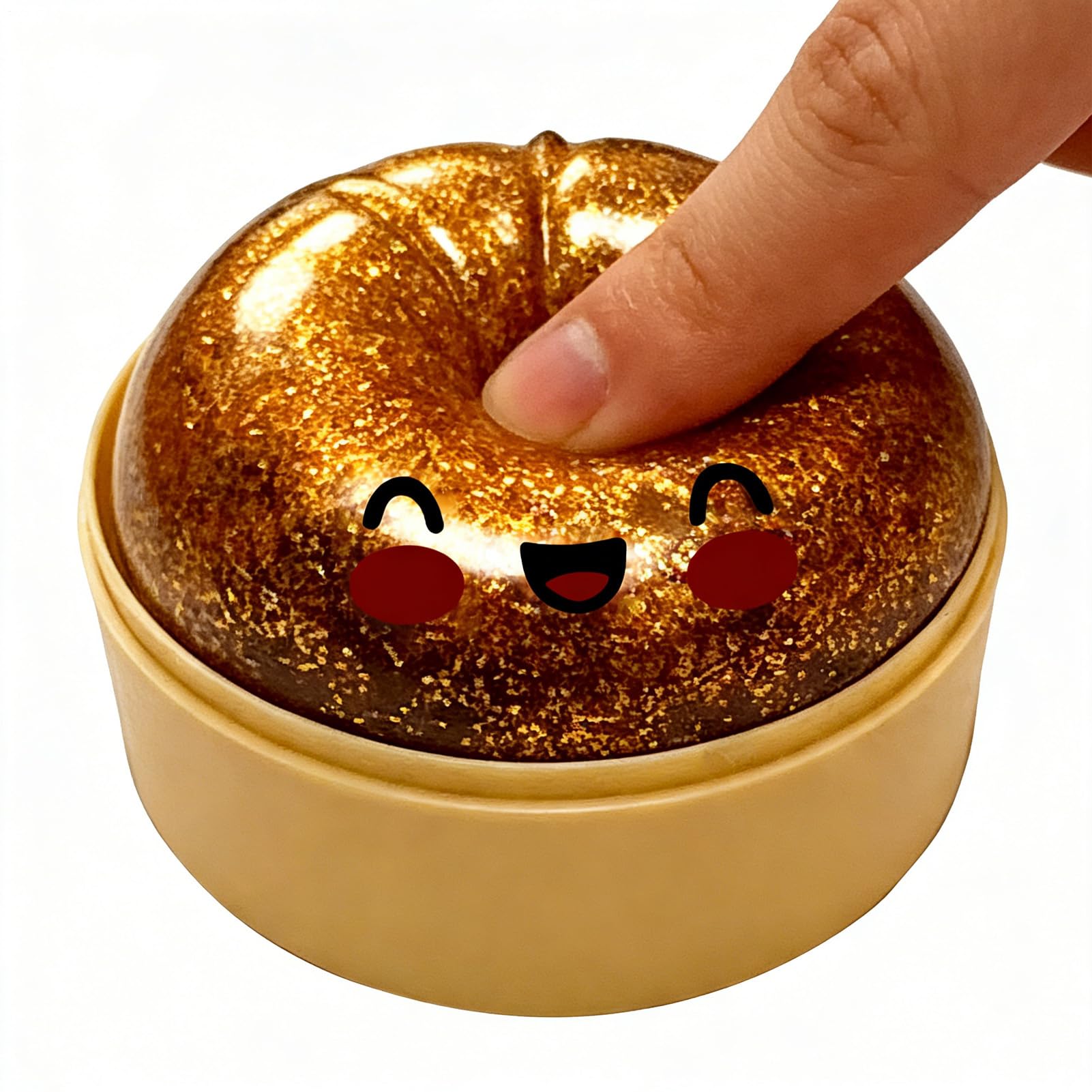 Squishy De Bola De Masa | Juguete Sensorial Colorido De Dumpling Fidget | Juguetes Sensoriales Blandos con Dumplings Glittering | Juguete Antiestrés Fisget Suave con Forma De Comida | Toque Realista — view 10