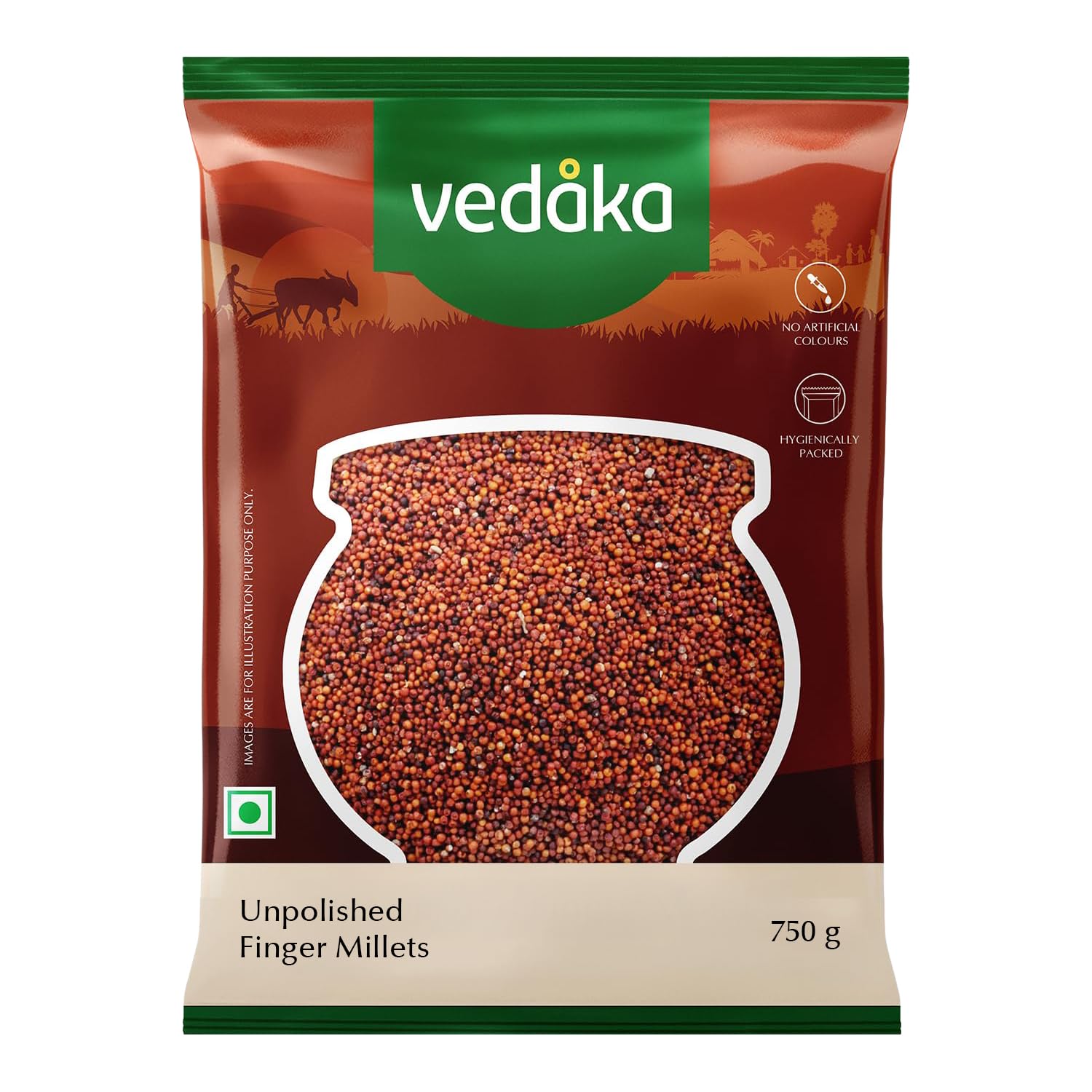 Amazon Brand - Vedaka Unpolished Finger Millets | 750 G | Ragi/Mandua/Kezhvaragu/Mandia/Taidalu/Kodra/Ragula/Nachni-picture-21