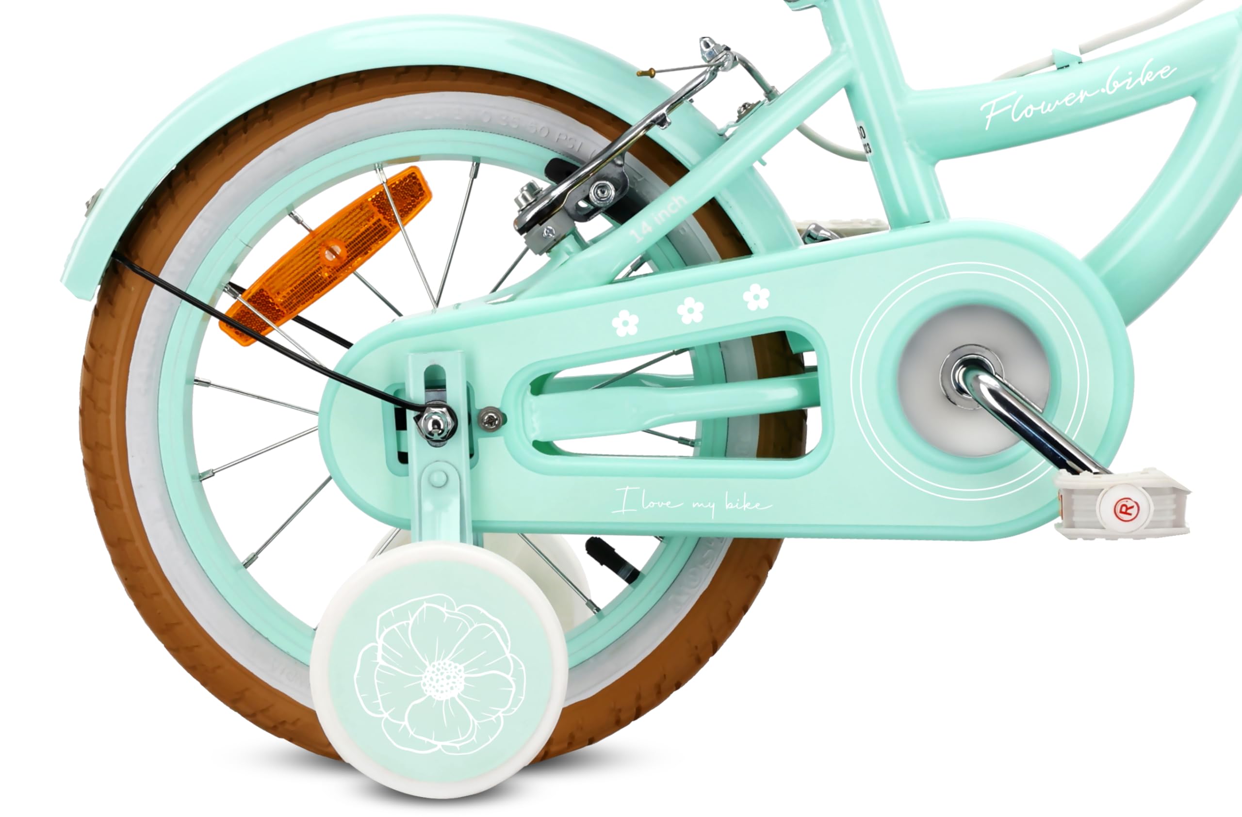 sun baby Flower Bike Retro Vélo Enfant 14/16 Pouces