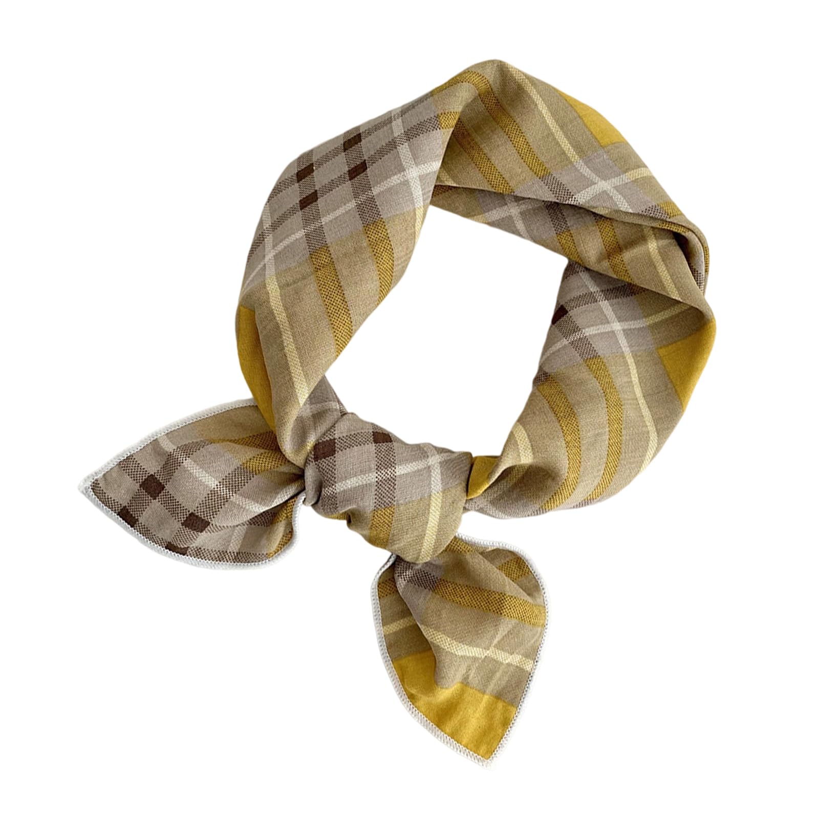 Cotton And Linen Scarfs Women Small Square Scarf Breathable Lightweight Neckerchief Headscarf Elegant Head Scarfs Gift Lightweight Neck Scarves For Women