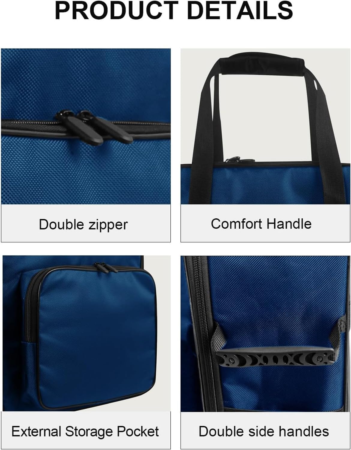 AF-WAN Borsa per il trasporto per gelatiere CREAMi, borsa per il trasporto con manici, scomparto frontale e tasche laterali in rete, compatibile con macchine per il ghiaccio Ninja CREAMi NC501EU