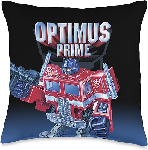 Transformers Optimus Prime Hero - Almohada de 16 x 16 pulgadas, multicolor