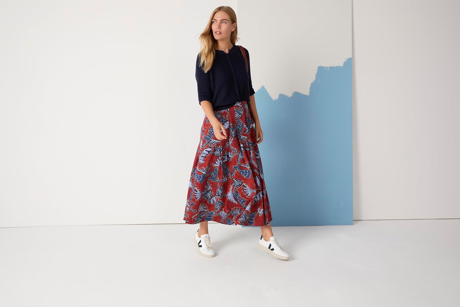 NIC+ZOE Womens Autumn Leaves Skirt - Image 4